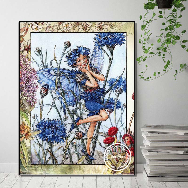 Cicely Mary Barker Artwork Flo - Photo Mosaic Print 评论和价格