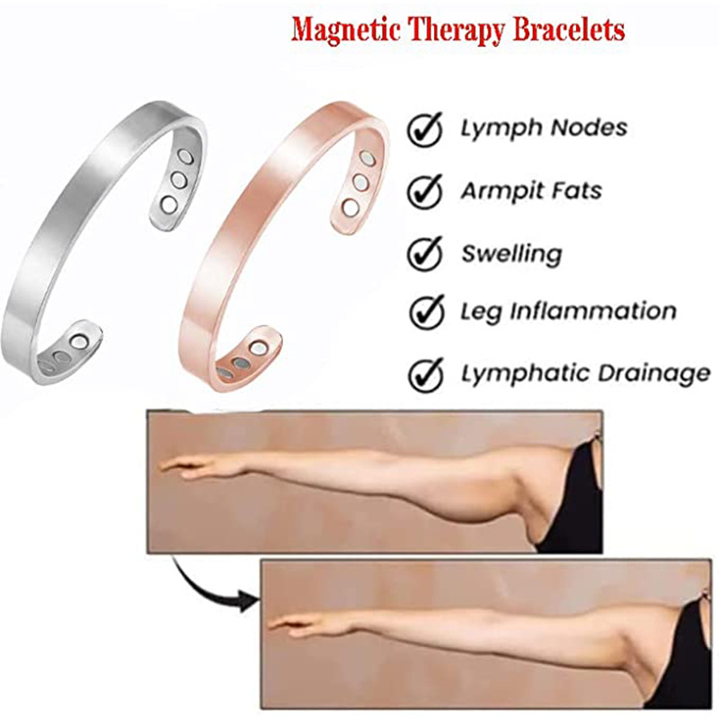 Trendy 4 Color Magnetic Bangle - Coordinates Bracelet 评论和价格