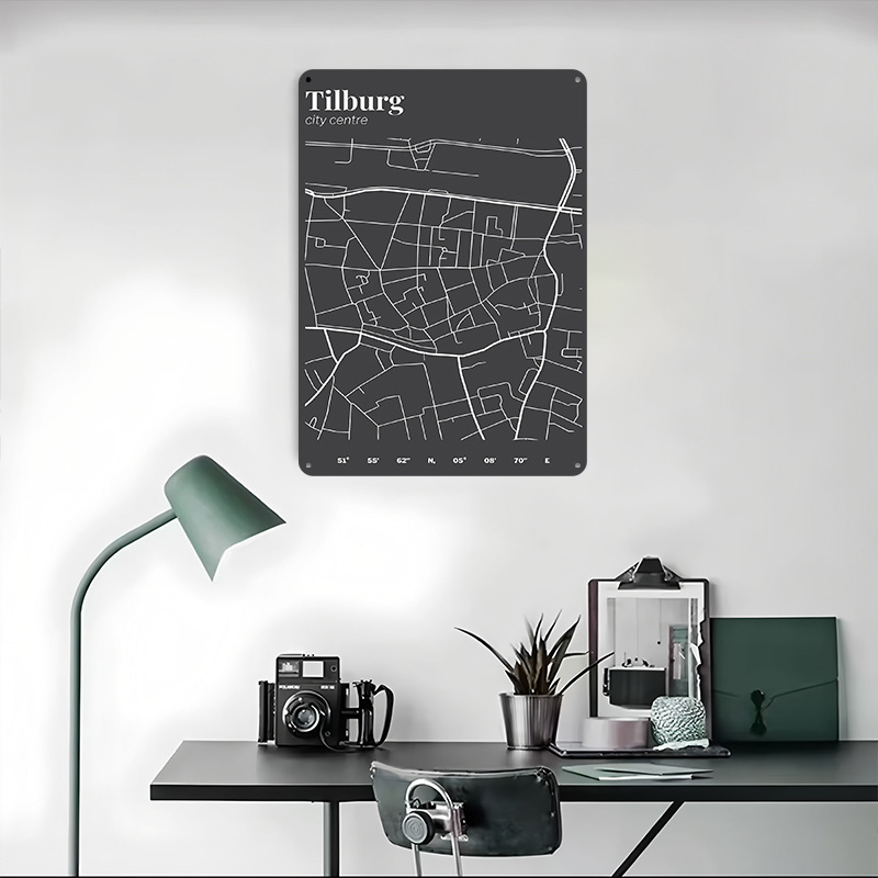 Tilburg City Centre Map Printe - Custom Map Poster 评论和价格