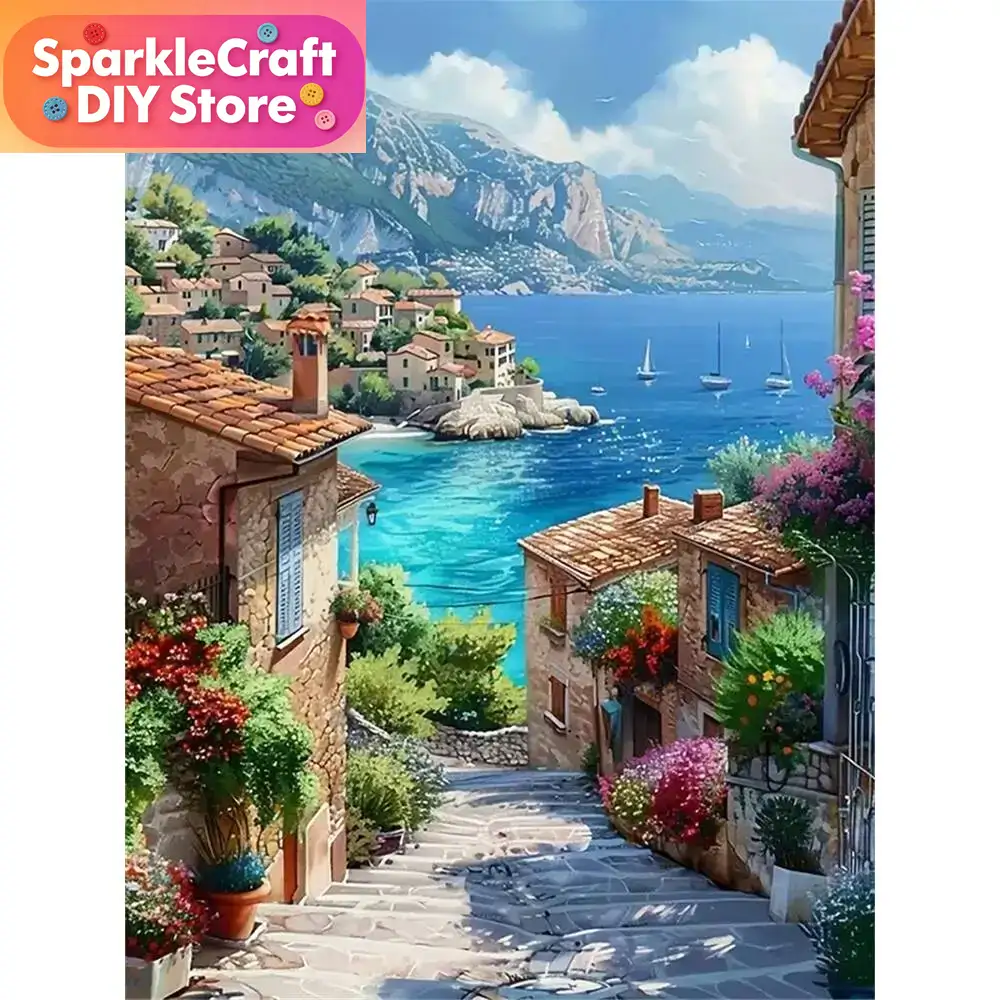 1pc frameless  Diamond Paintin - Photo Mosaic Print 评论和价格