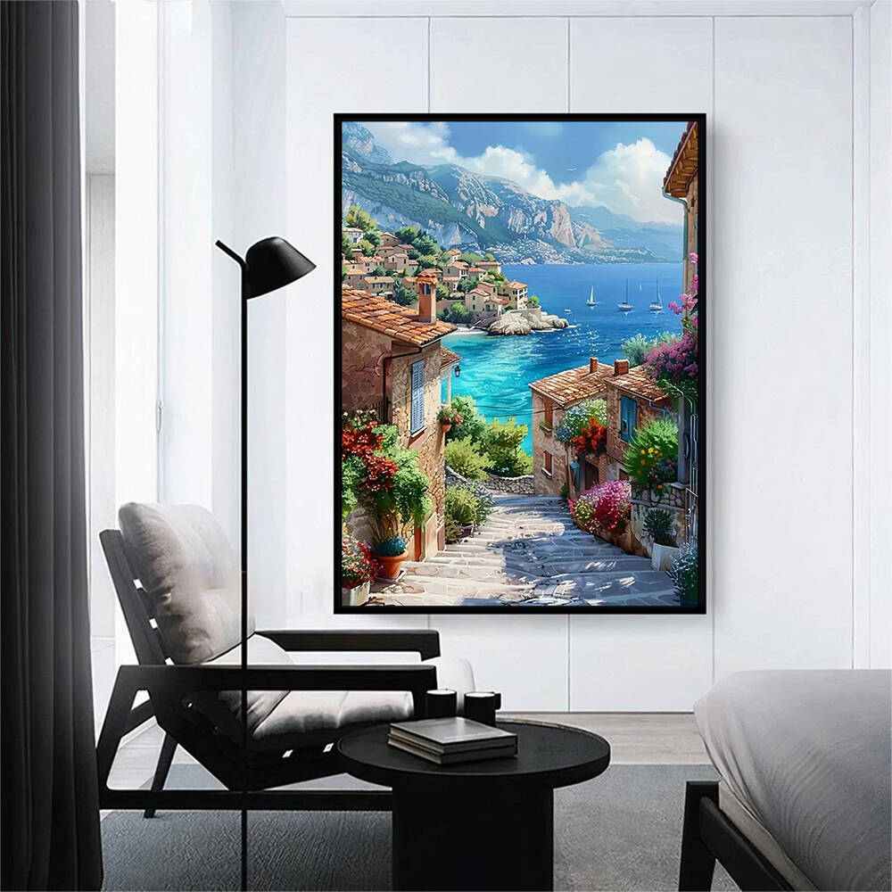 1pc frameless  Diamond Paintin - Photo Mosaic Print 评论和价格
