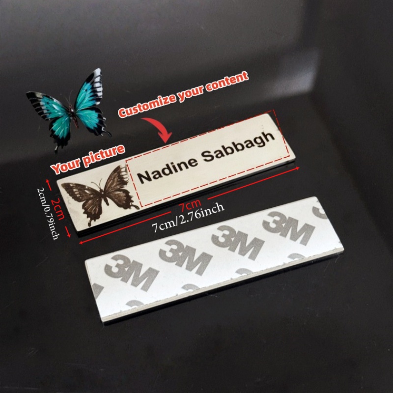 70x20mm Personalize Custom Met - Personalized Name Box 评论和价格