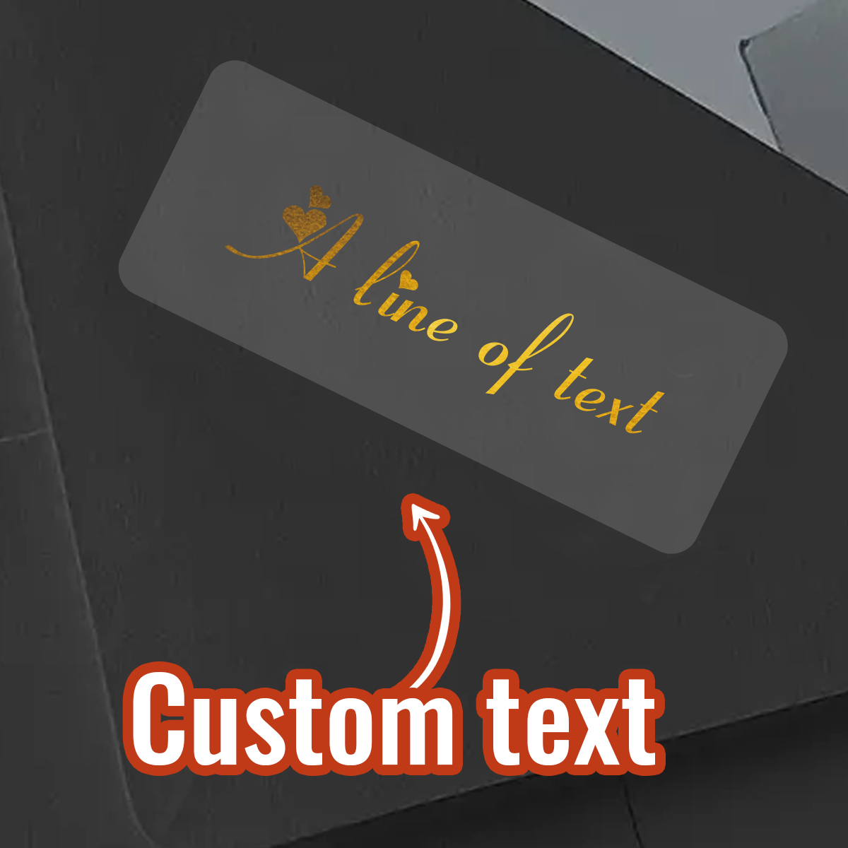 Custom Text Rectangle Transpar - Personalised Candle Label 评论和价格