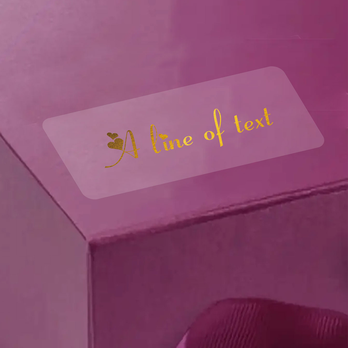 Custom Text Rectangle Transpar - Personalised Candle Label 评论和价格