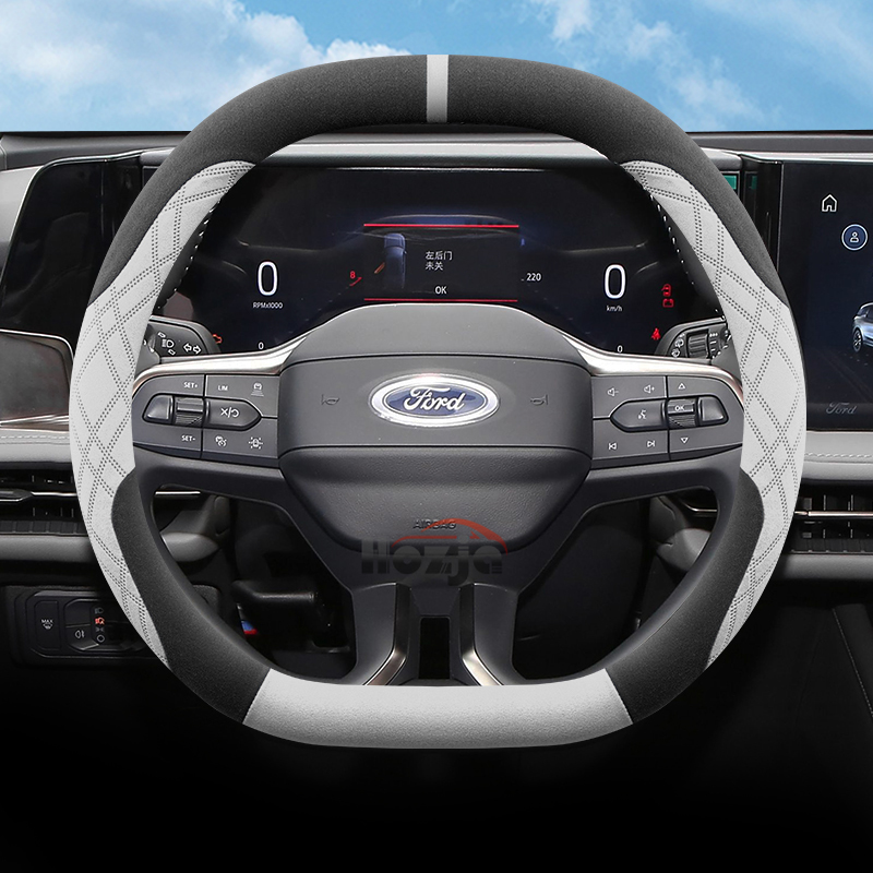 Suede Car Steering Wheel Cover - Custom Map Poster 评论和价格
