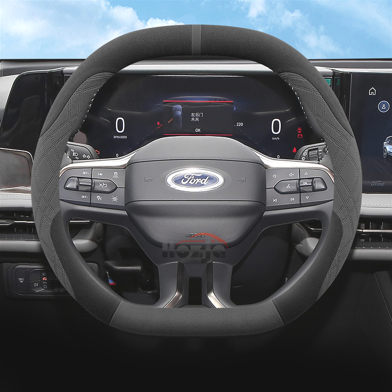 Suede Car Steering Wheel Cover - Custom Map Poster 评论和价格