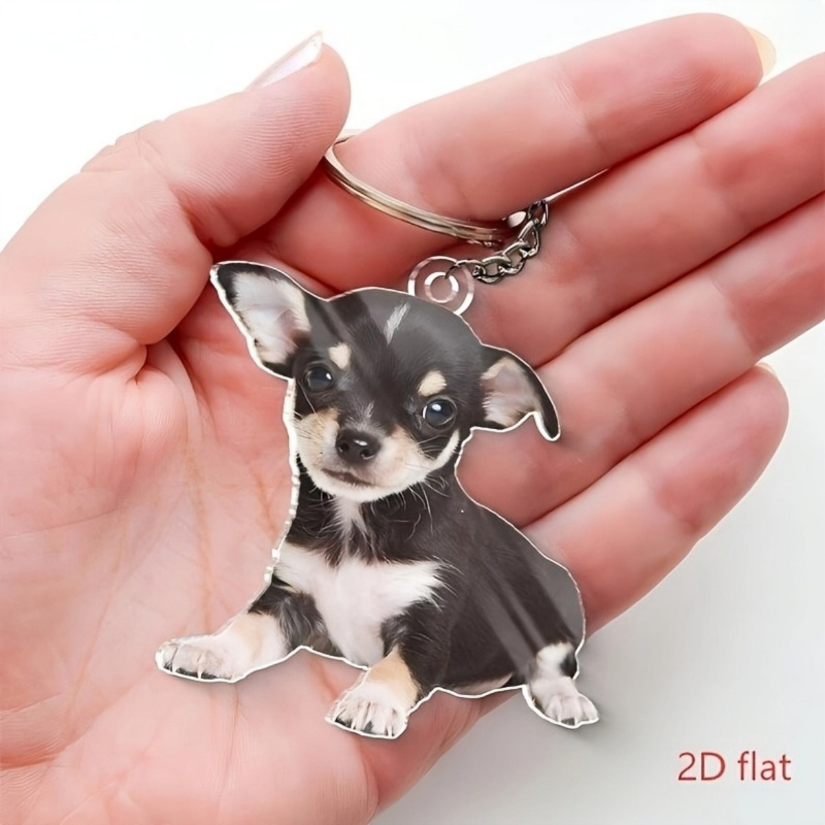 Custom Photo Keychain – Person - Pet Portrait Custom 评论和价格