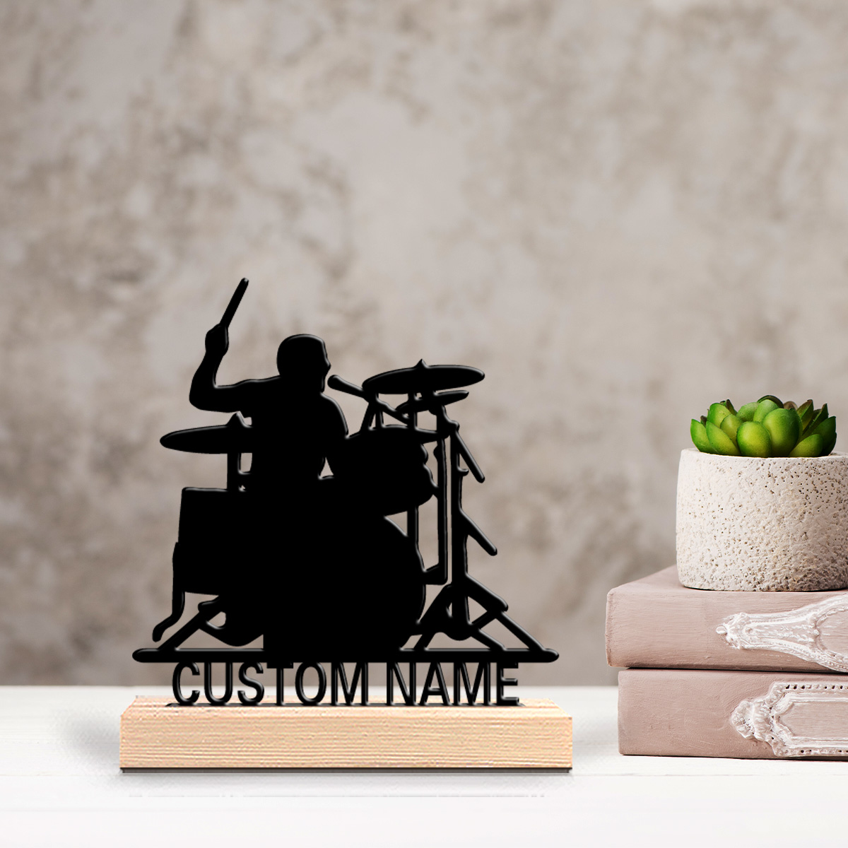 1pc Stylish Personalized Custo - Engraved Wood Frame 评论和价格