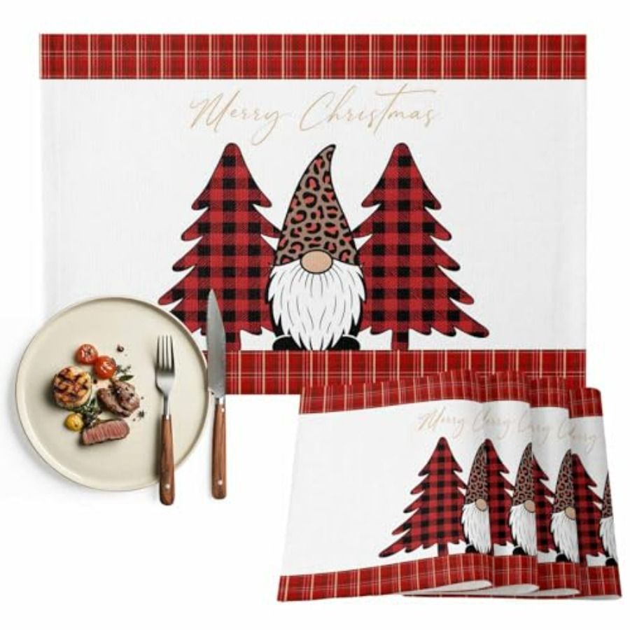 Set of 4 Winter Christmas Tree - Family Tree Print 评论和价格
