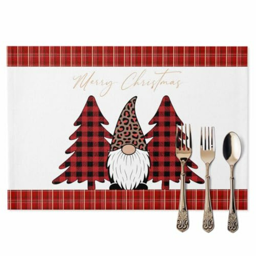 Set of 4 Winter Christmas Tree - Family Tree Print 评论和价格