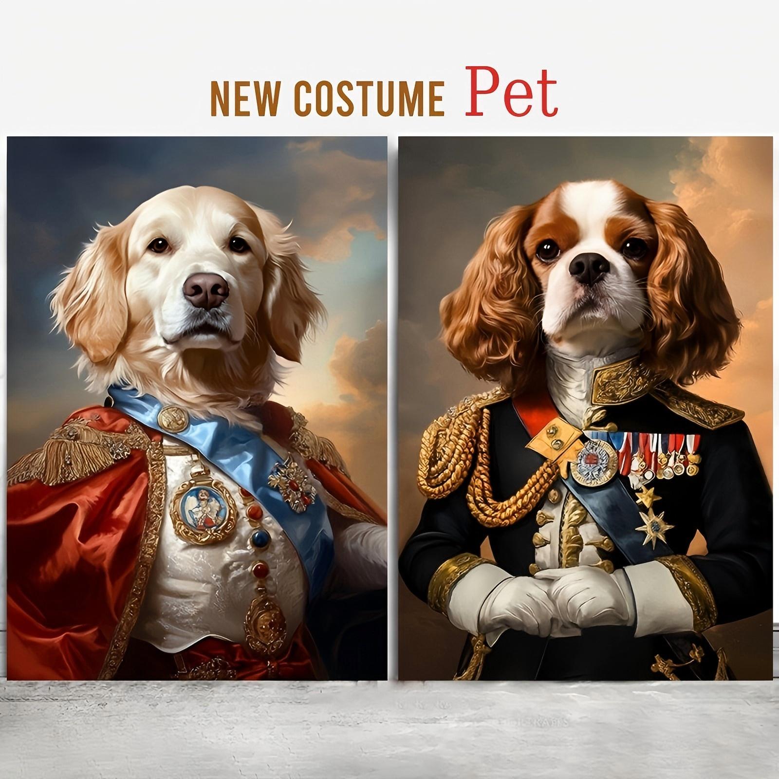 1PC 2D Flat Metal Tin Sign Cus - Pet Portrait Custom 评论和价格