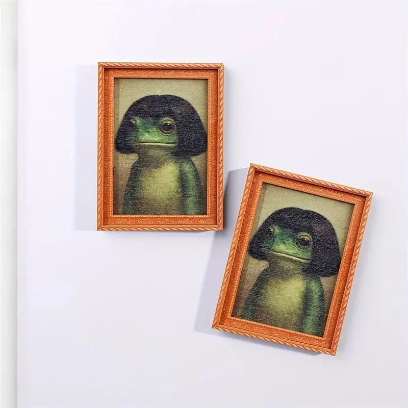 Mini Wooden Photo Frame Frog F - Engraved Wood Frame 评论和价格