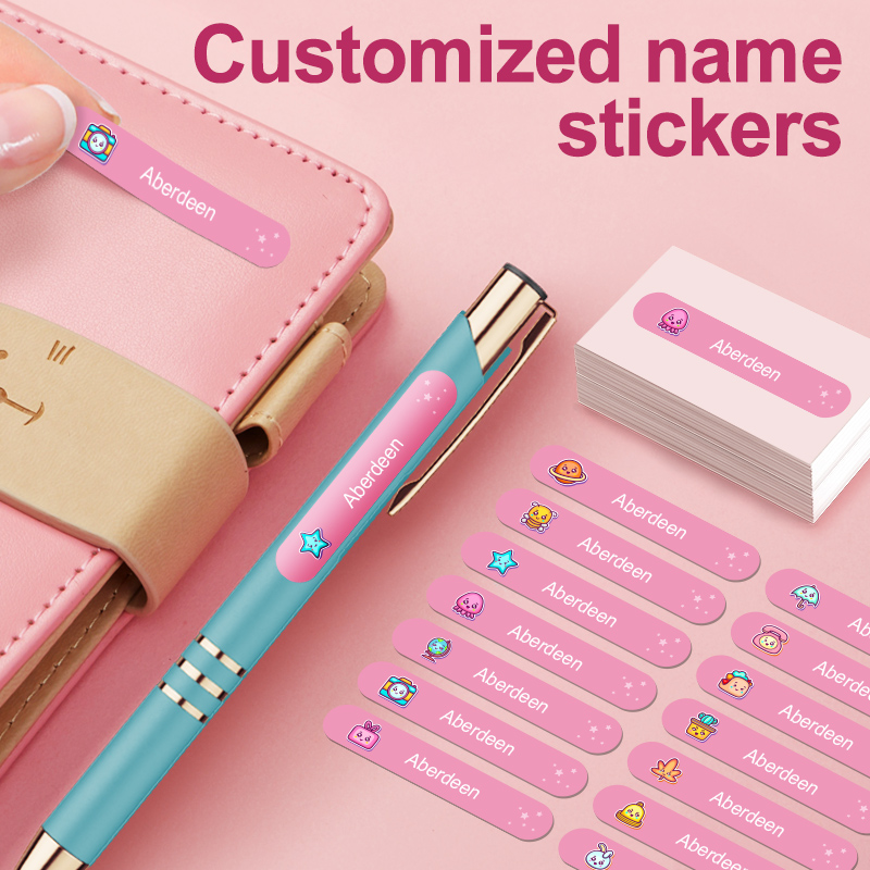 Personalized Waterproof Sticke - Personalized Name Box 评论和价格