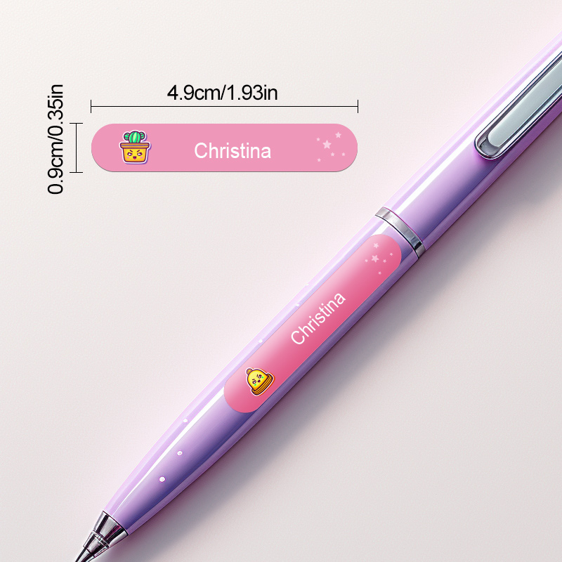Personalized Waterproof Sticke - Personalized Name Box 评论和价格