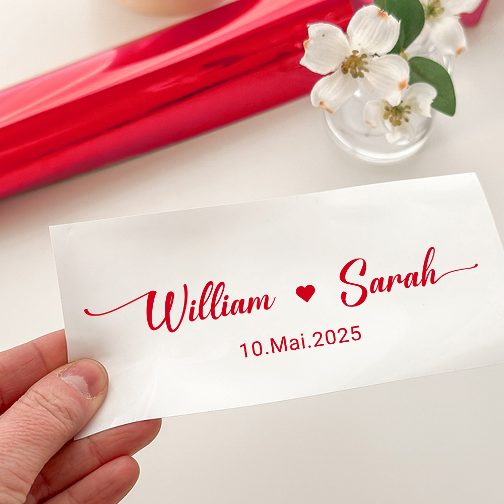 Custom Name Decals for Wedding - Personalized Name Box 评论和价格