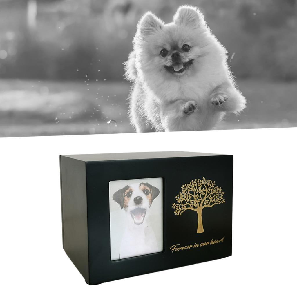 Cremation Urn for Dogs Funeral - Engraved Wood Frame 评论和价格