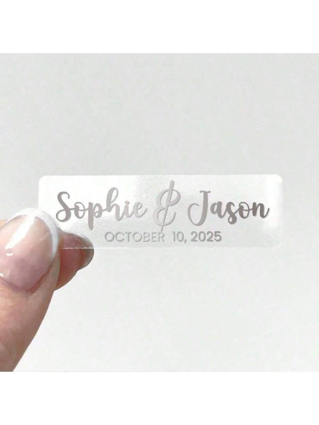 Custom Aluminum Foil Transpare - Personalised Candle Label 评论和价格