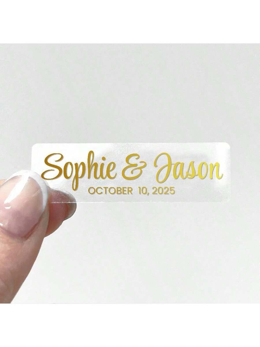 Custom Aluminum Foil Transpare - Personalised Candle Label 评论和价格