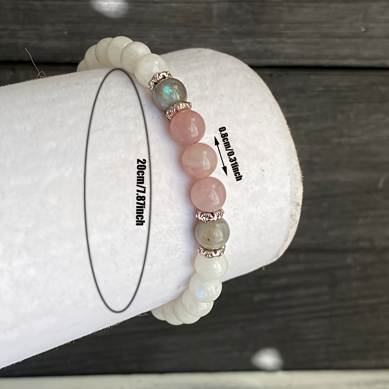 1pc/Moonstone, Labradorite and - Coordinates Bracelet 评论和价格