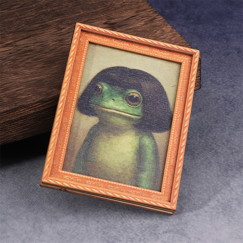 Mini Wooden Photo Frame Frog F - Engraved Wood Frame 评论和价格