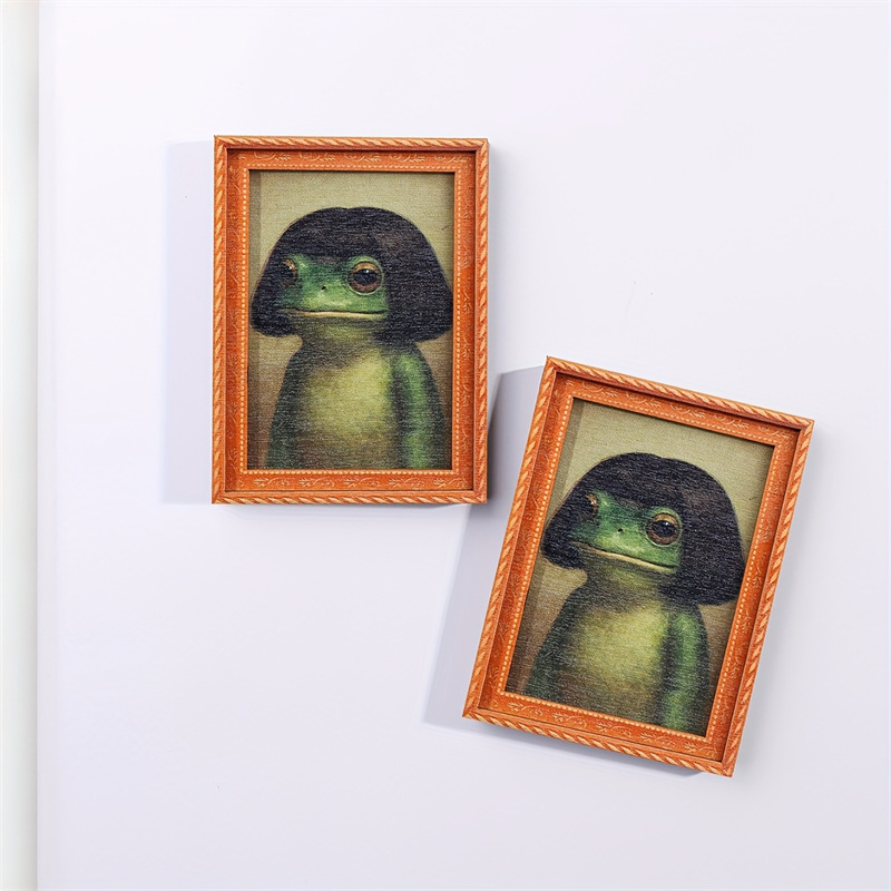 Mini Wooden Photo Frame Frog F - Engraved Wood Frame 评论和价格